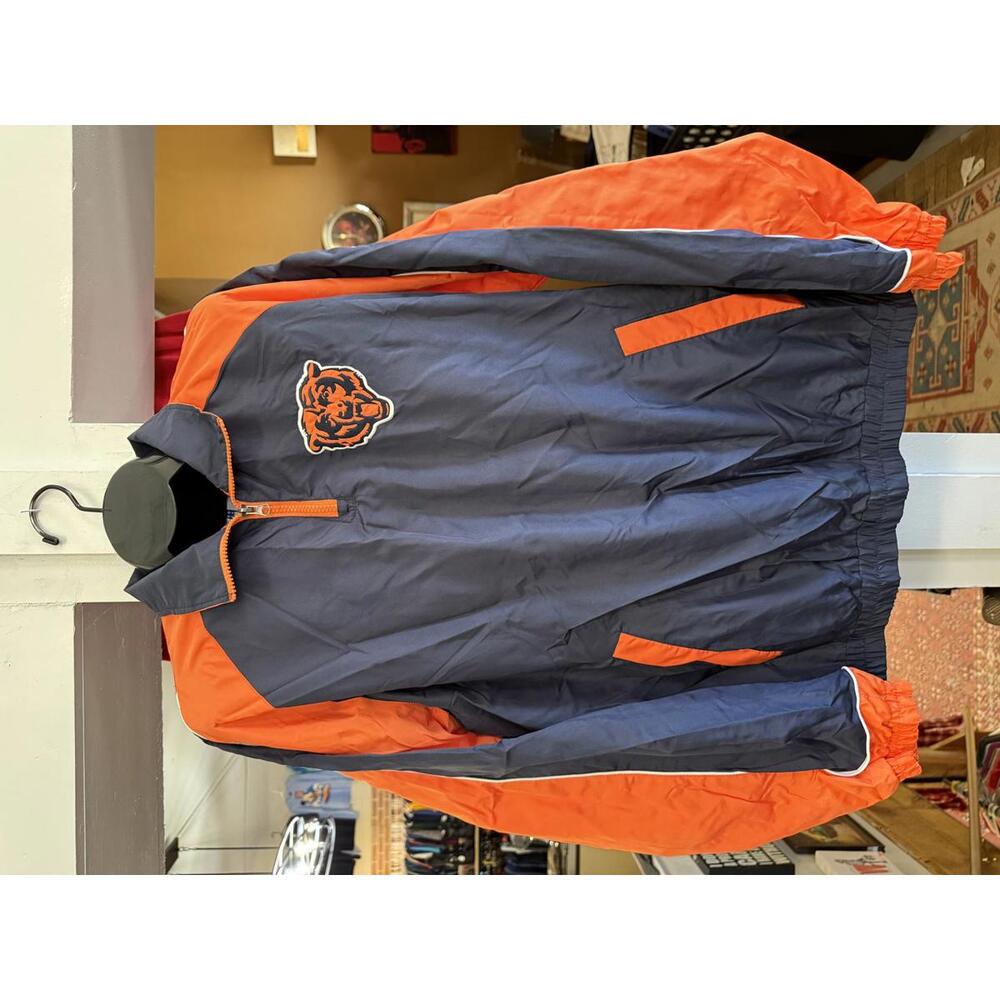 Chicago Bears pullover windbreaker 2XL GIII blue orange
